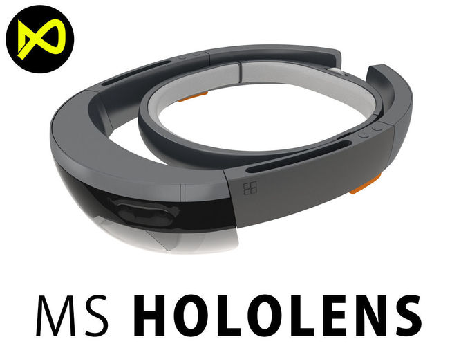 Microsoft Hololens Headset 3D model