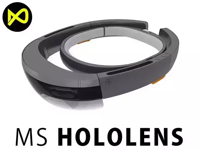 Microsoft Hololens Headset 3D model