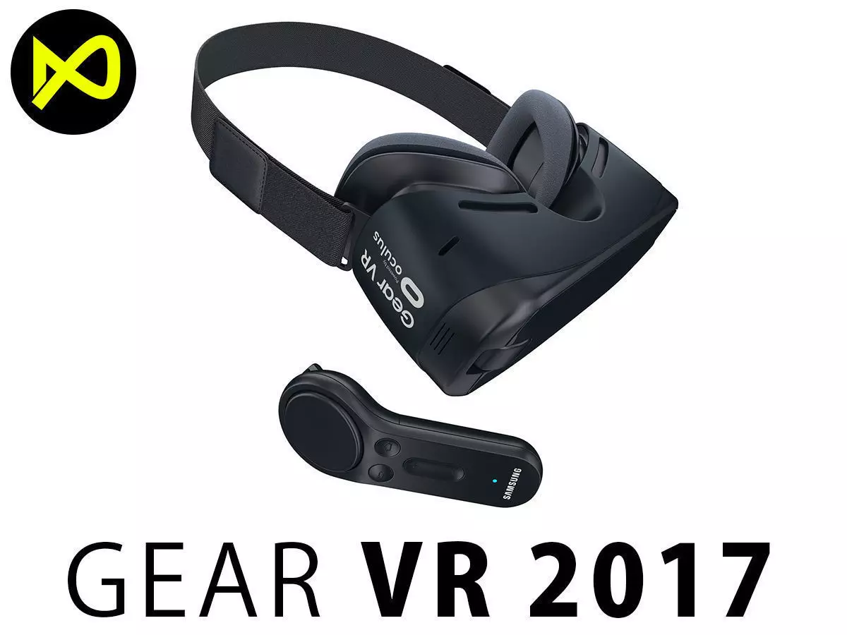 Samsung Gear VR 2017 For Galaxy S8 And S8 Plus Series 3D model_0