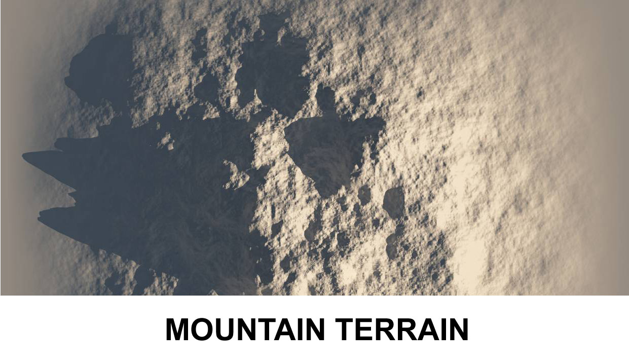 3d Terrain Mountain 3D model_2