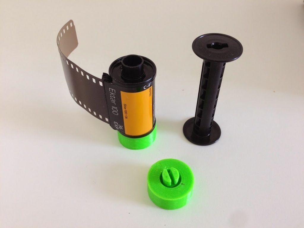 35mm Film on 120 Spool Adapter Free 3D print model_5