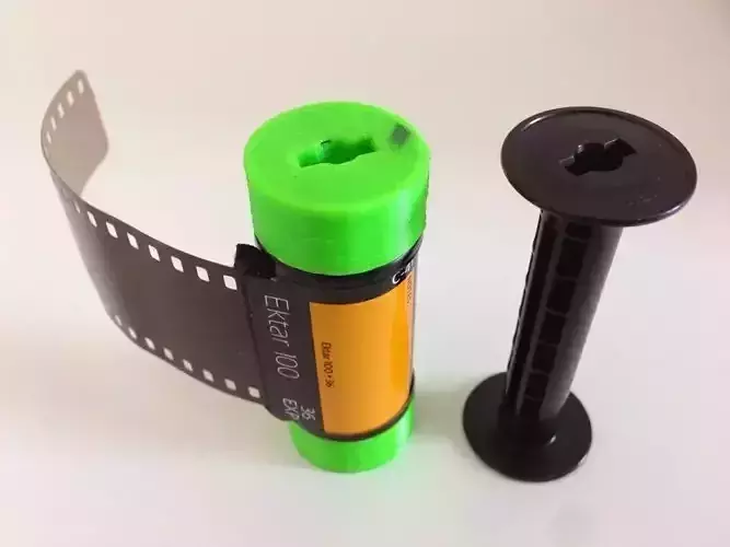 35mm Film on 120 Spool Adapter Free 3D print model