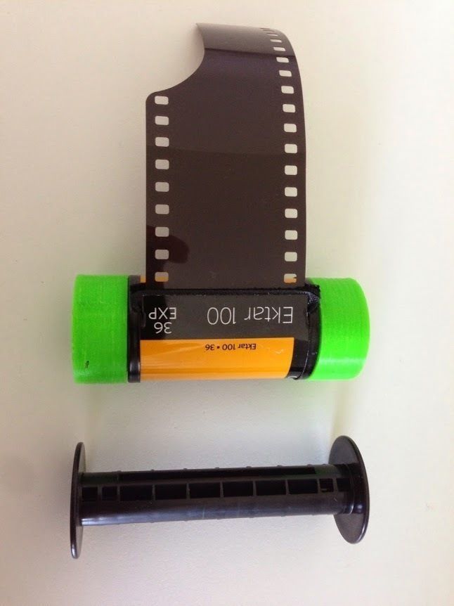 35mm Film on 120 Spool Adapter Free 3D print model_6