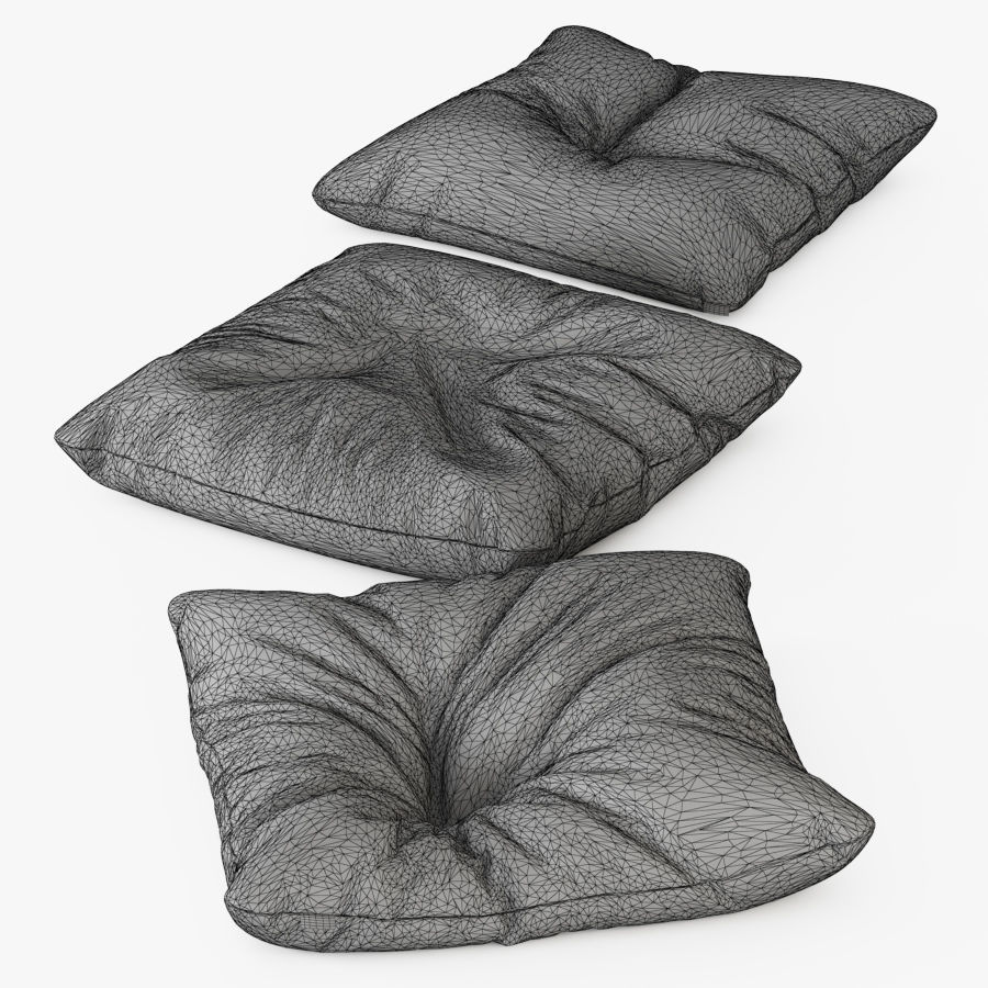 Pouf Confettone Impermeabile 3D model_4