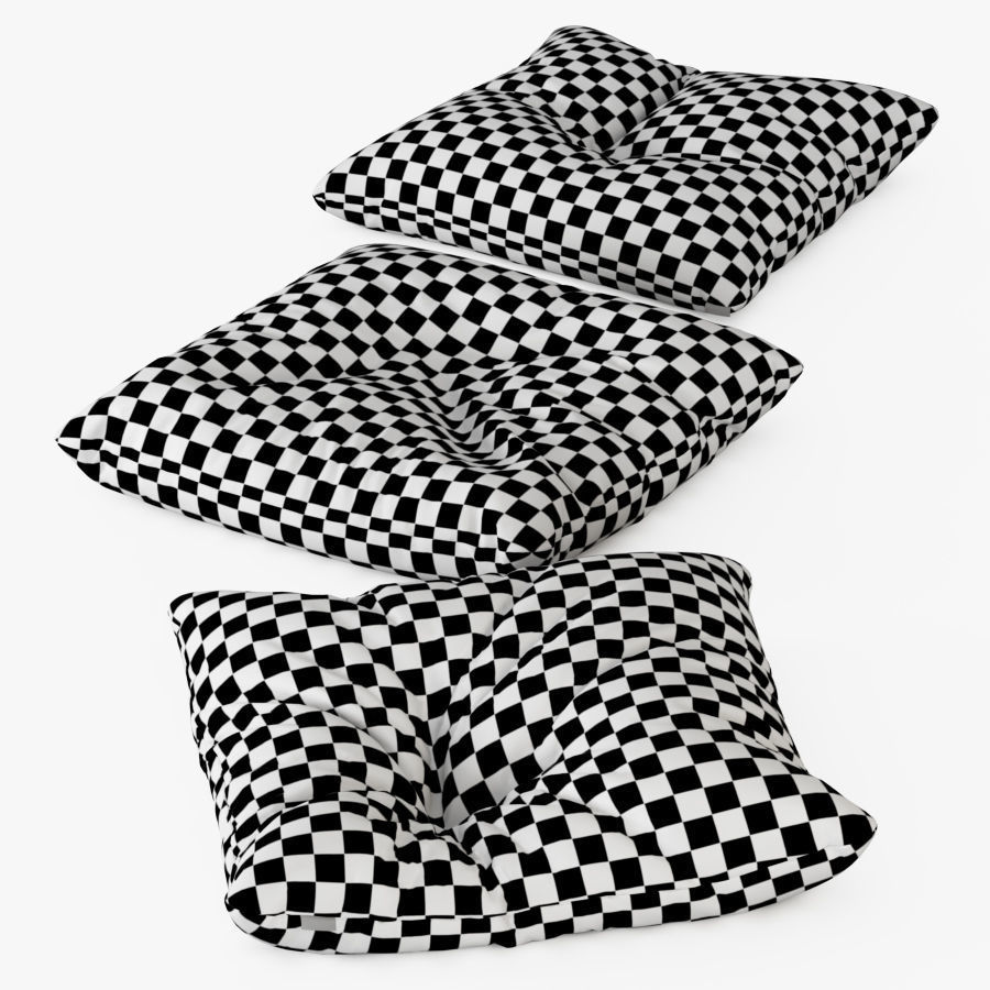 Pouf Confettone Impermeabile 3D model_5