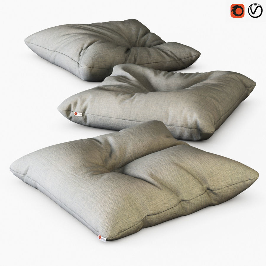 Pouf Confettone Impermeabile 3D model_1