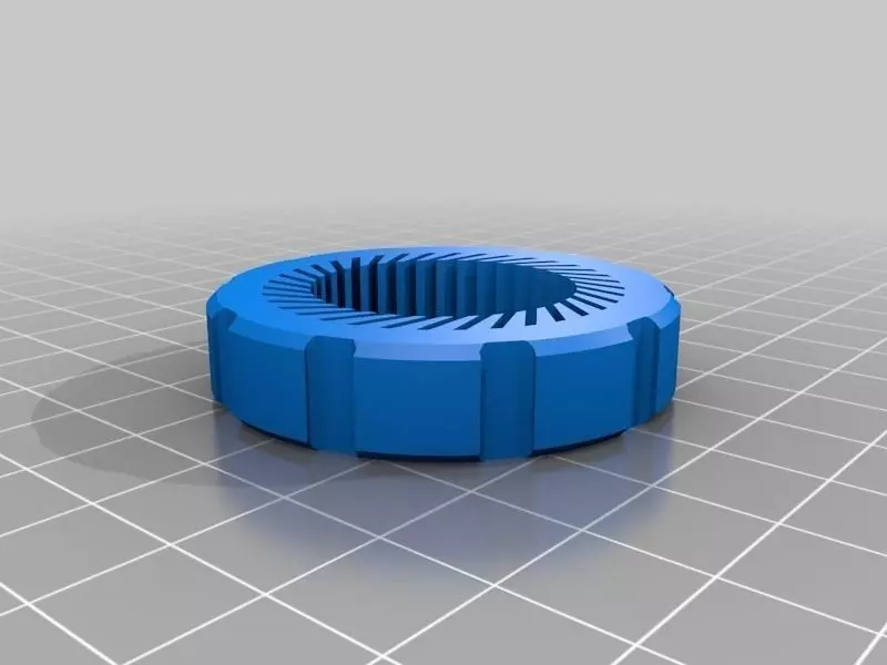Tension Nut for 3 4 PVC Pipe Free 3D print model_0