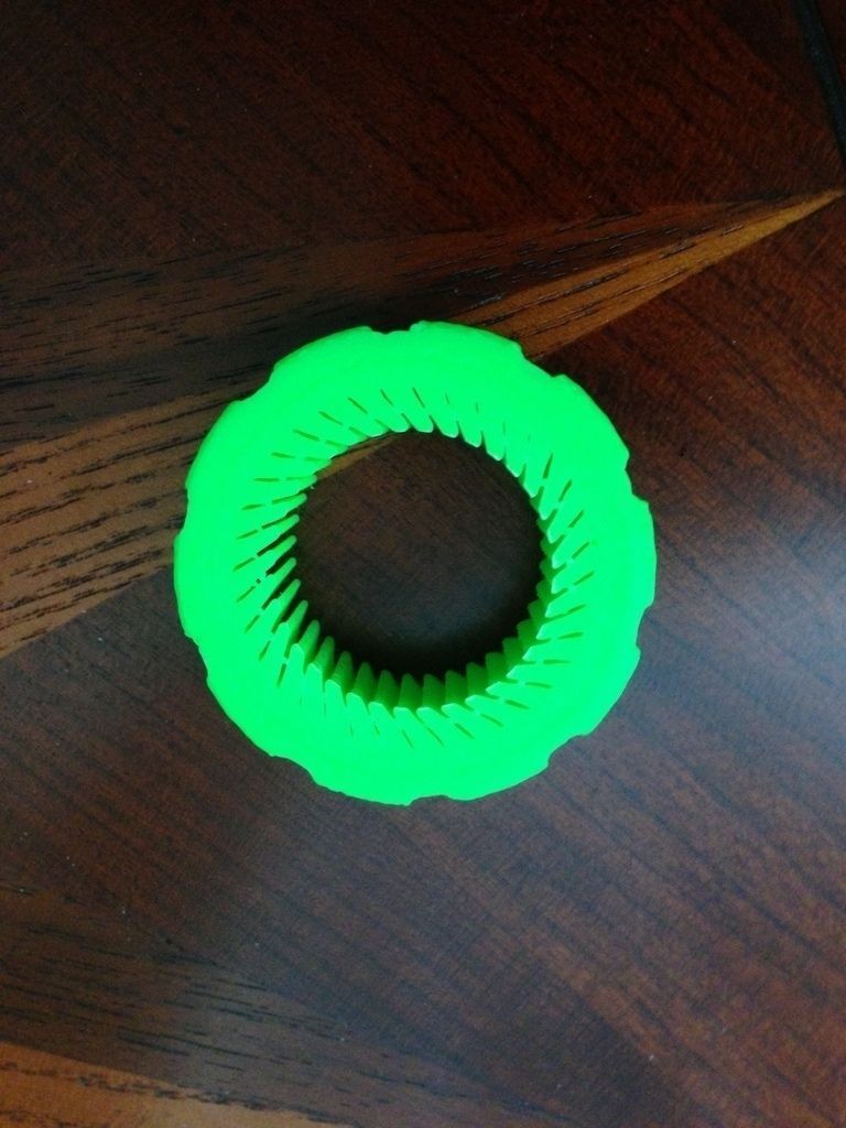 Tension Nut for 3 4 PVC Pipe Free 3D print model_1