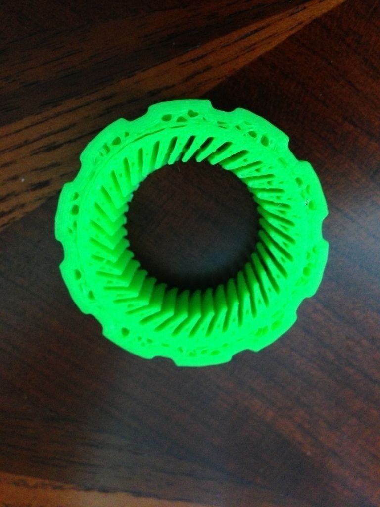 Tension Nut for 3 4 PVC Pipe Free 3D print model_2