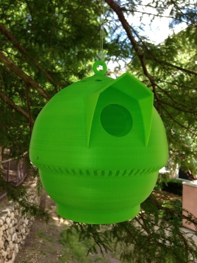 Cool Birdhouse Free 3D print model_3
