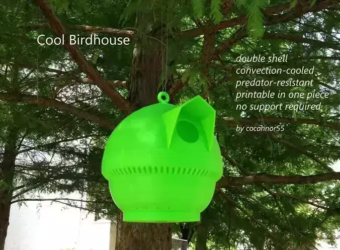 Cool Birdhouse Free 3D print model