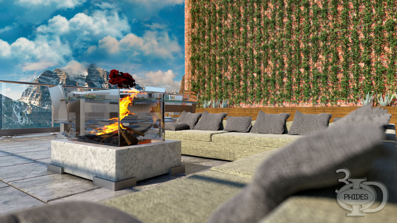 Bedroom 3 interior and exterior 3D model_5