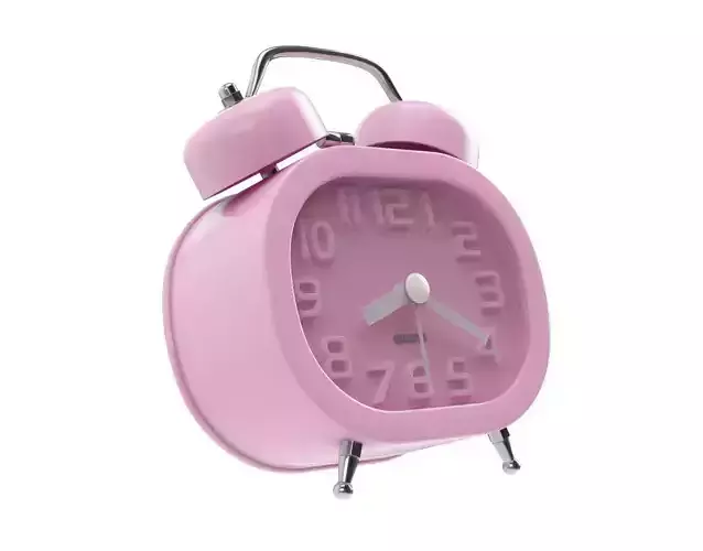 Goldfox Fashion Oval Cute Twin Double Bell Desk Alarm Clock 