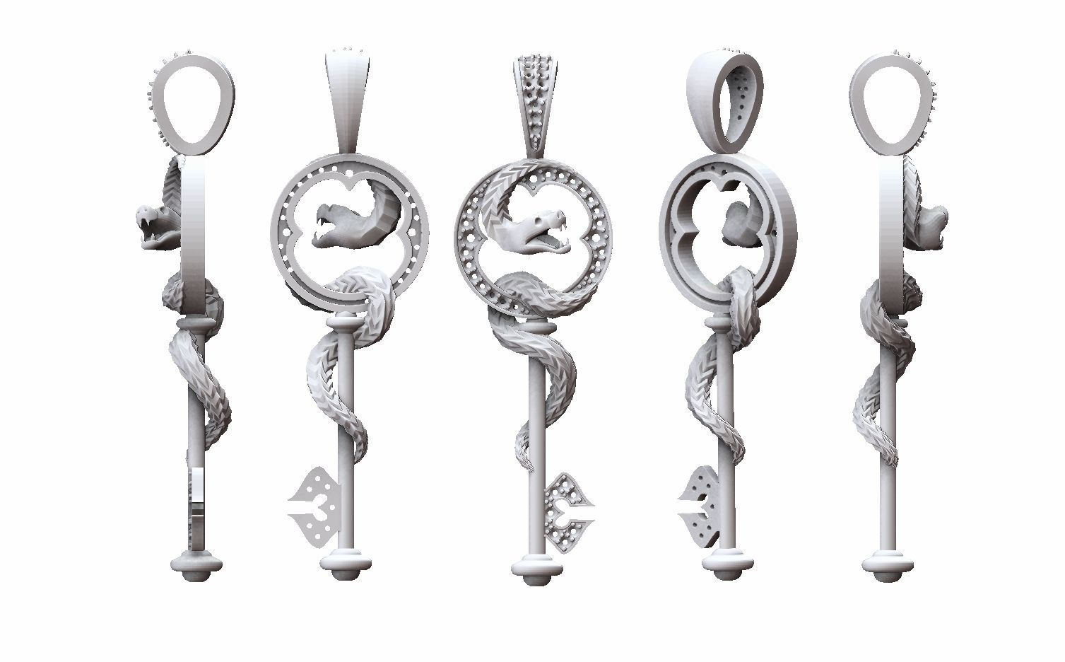 magerit like necklace 3D print model_1