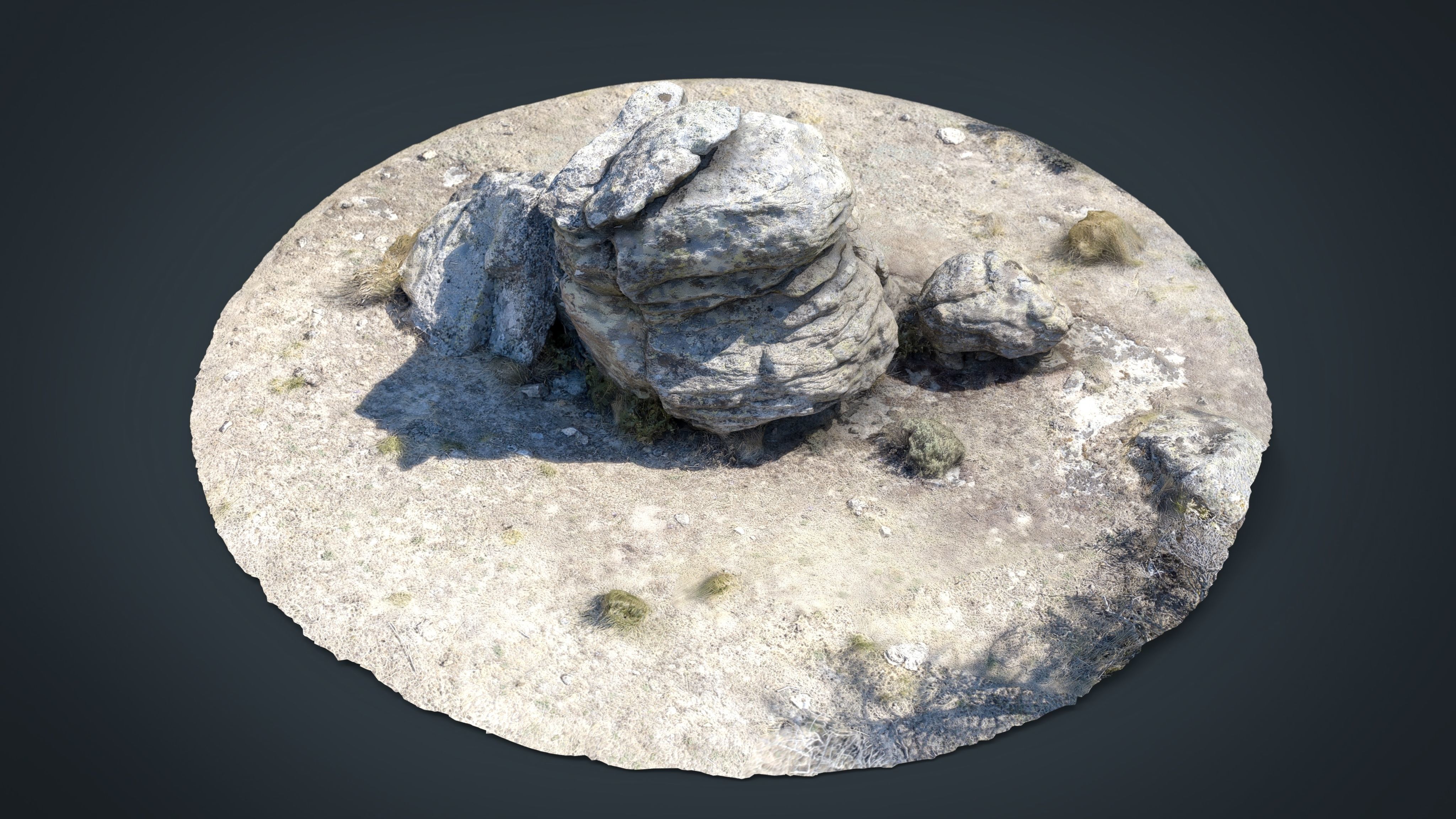 ROCK 25 Low-poly 3D model_14