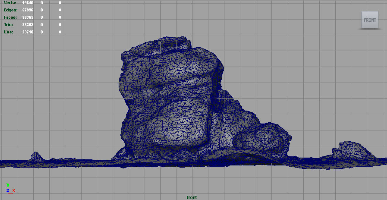 ROCK 25 Low-poly 3D model_10