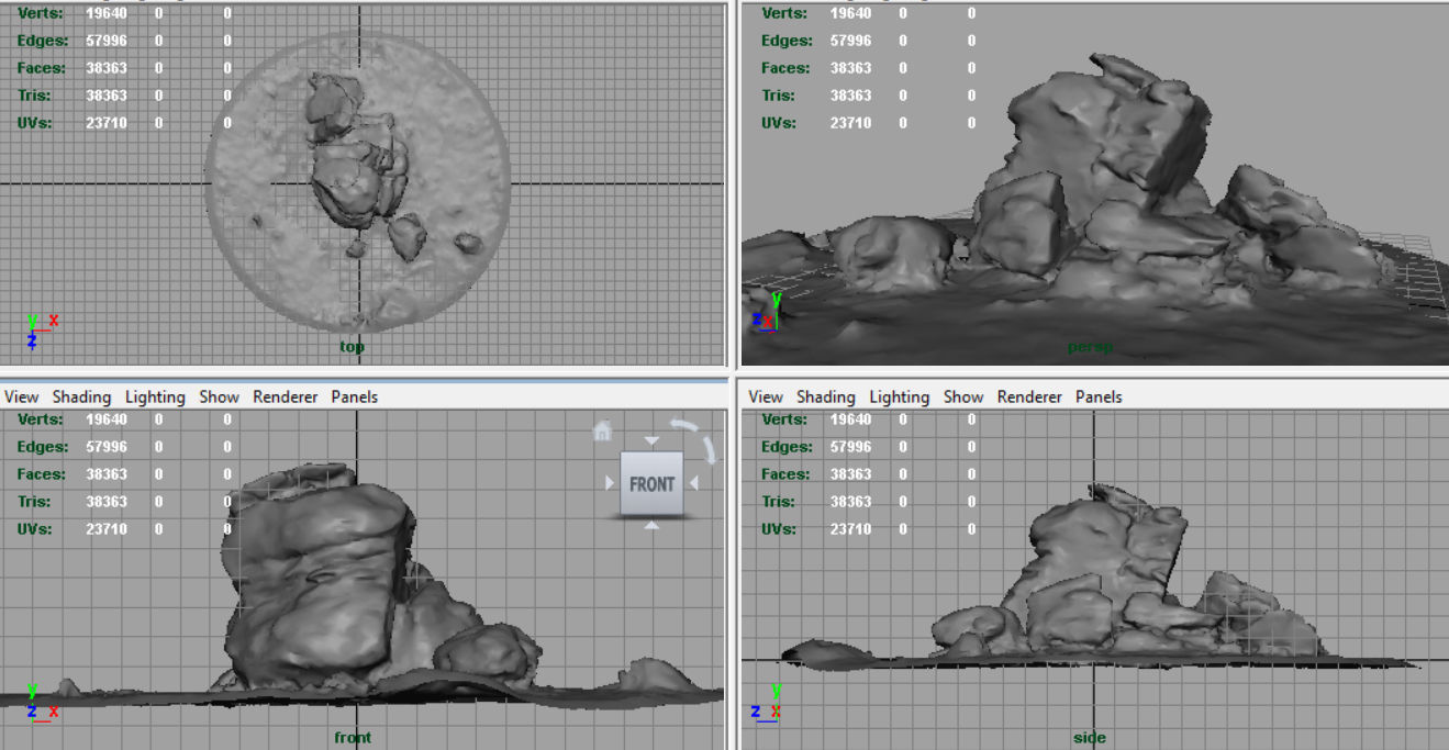 ROCK 25 Low-poly 3D model_8