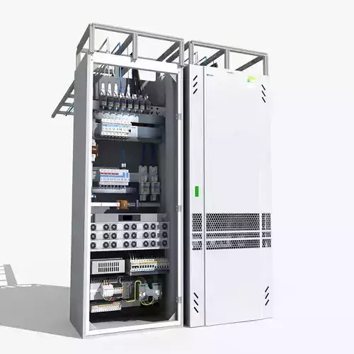 Telecom Power System 01 3D model
