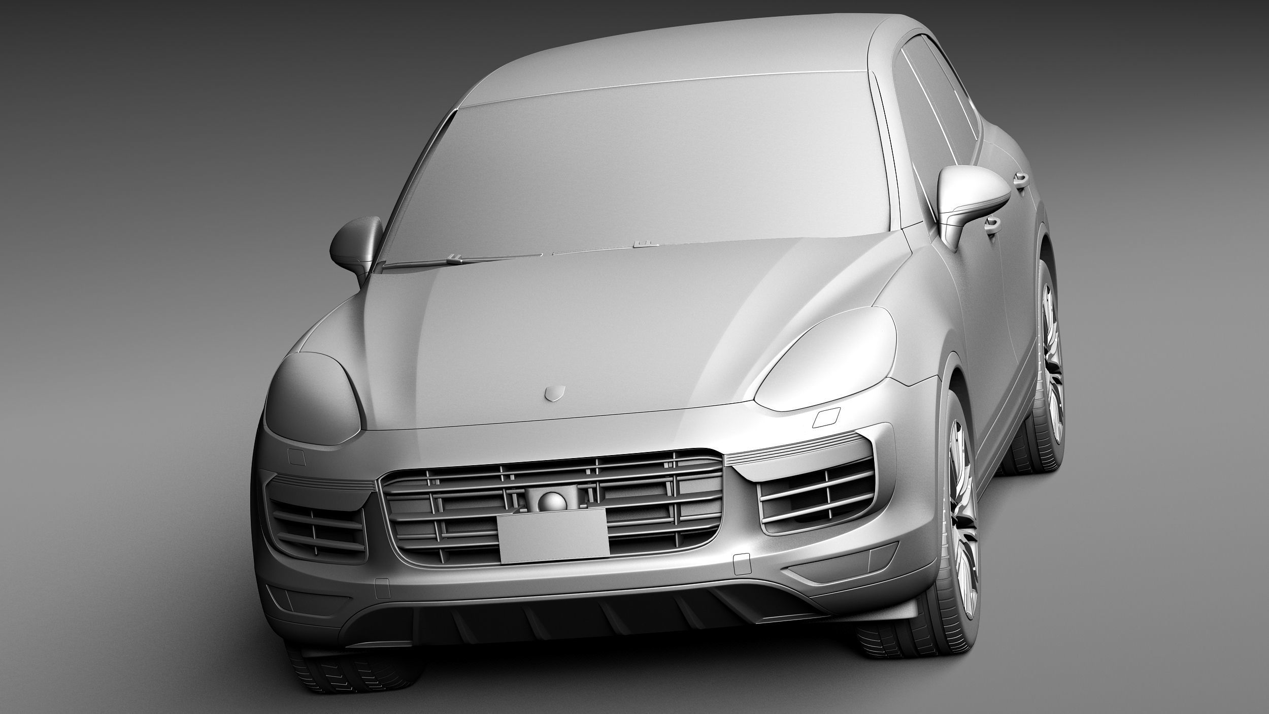 Porsche Cayenne Turbo 2015 3D model_9