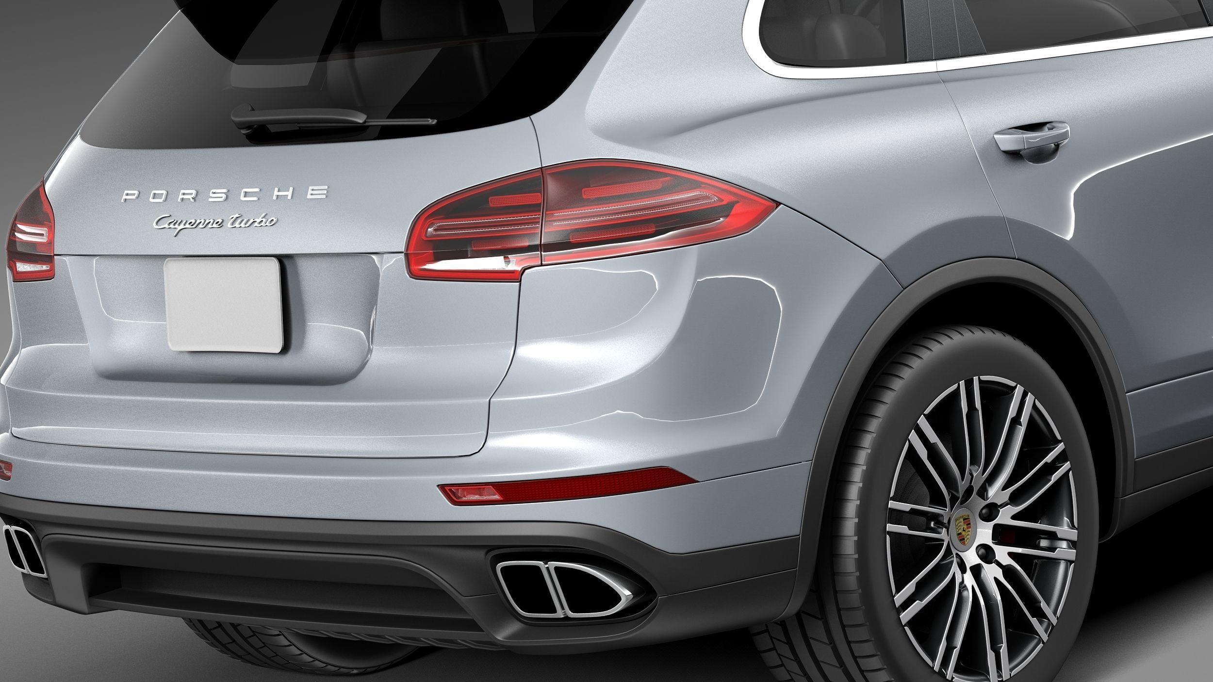 Porsche Cayenne Turbo 2015 3D model_3