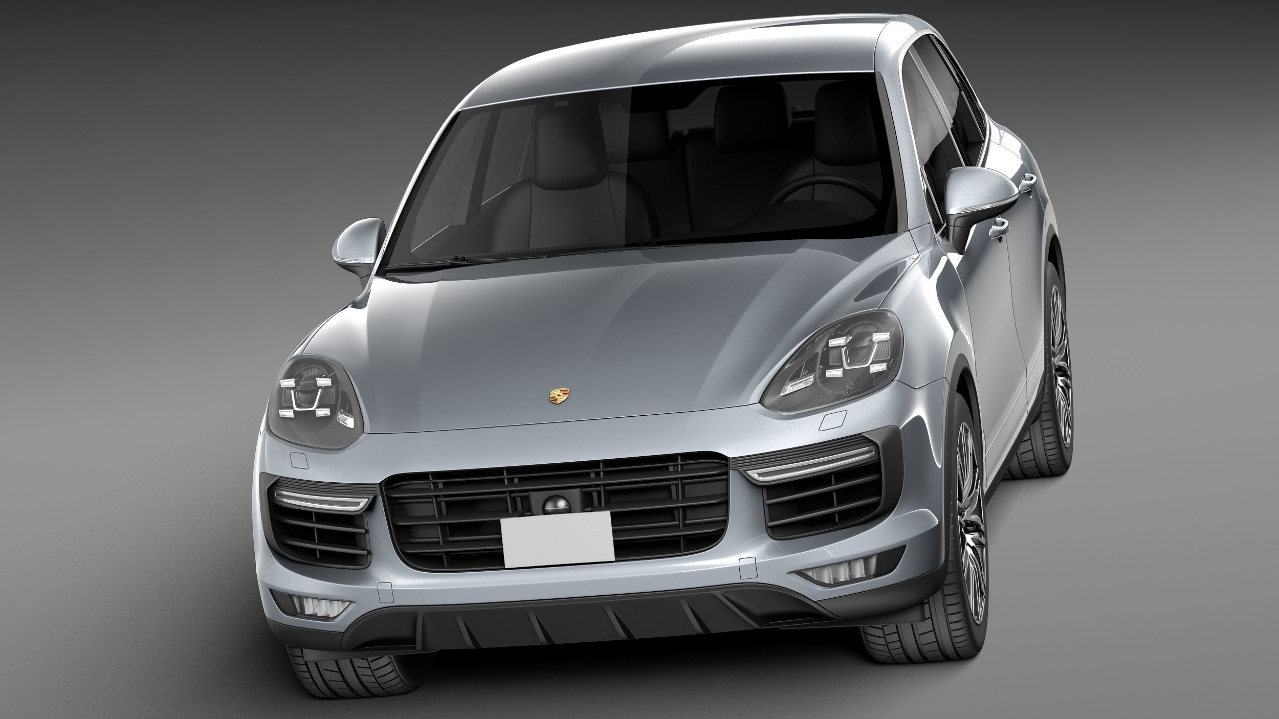 Porsche Cayenne Turbo 2015 3D model_1