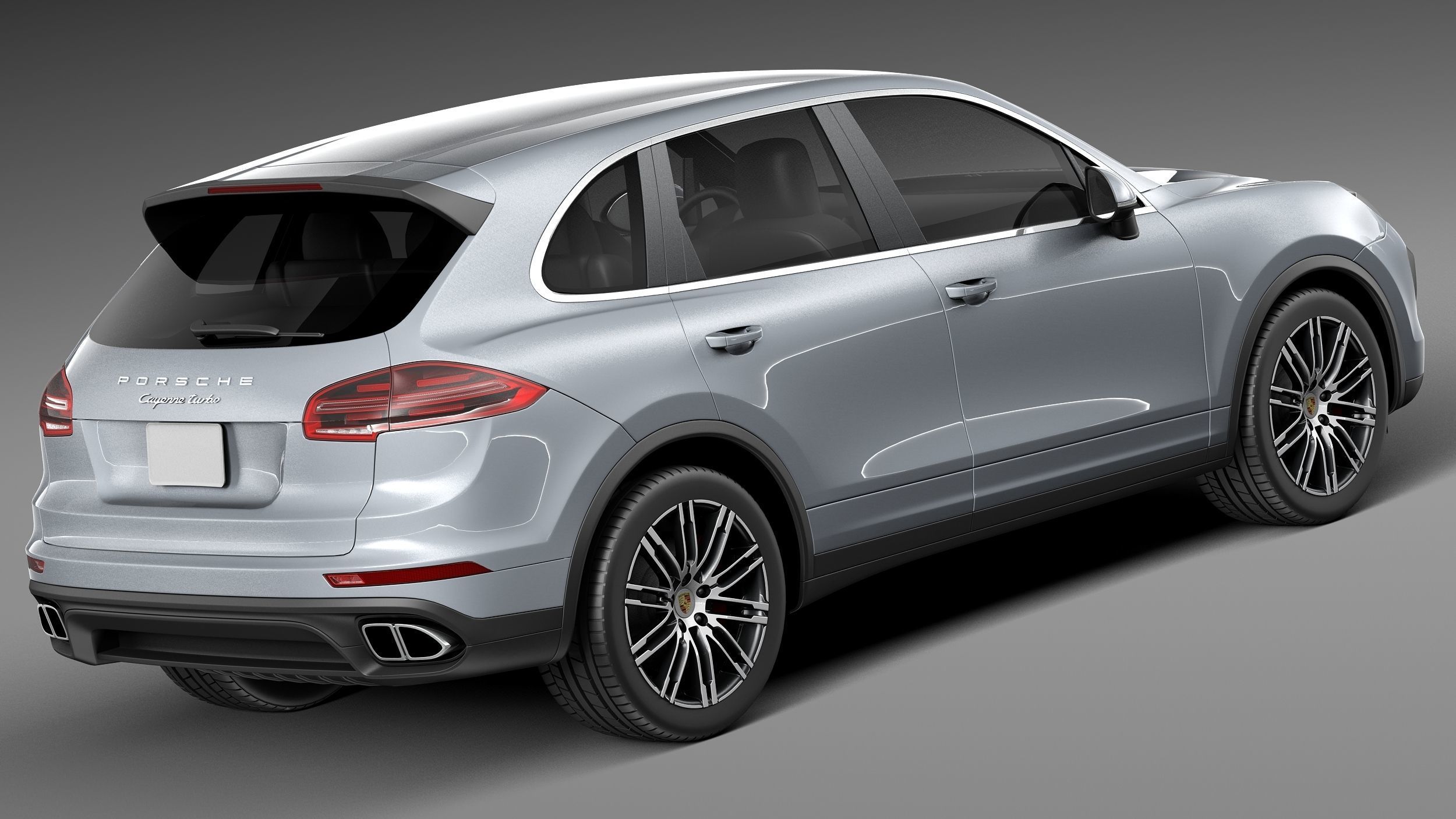 Porsche Cayenne Turbo 2015 3D model_4