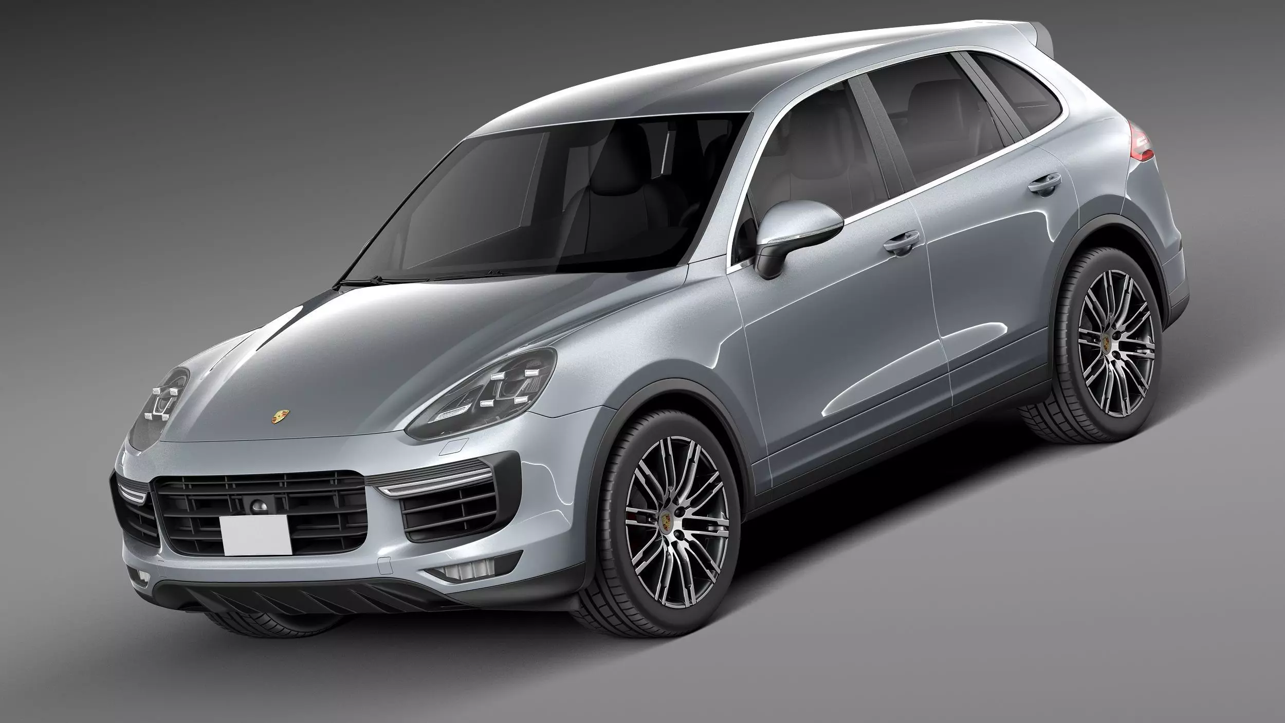 Porsche Cayenne Turbo 2015 3D model_0