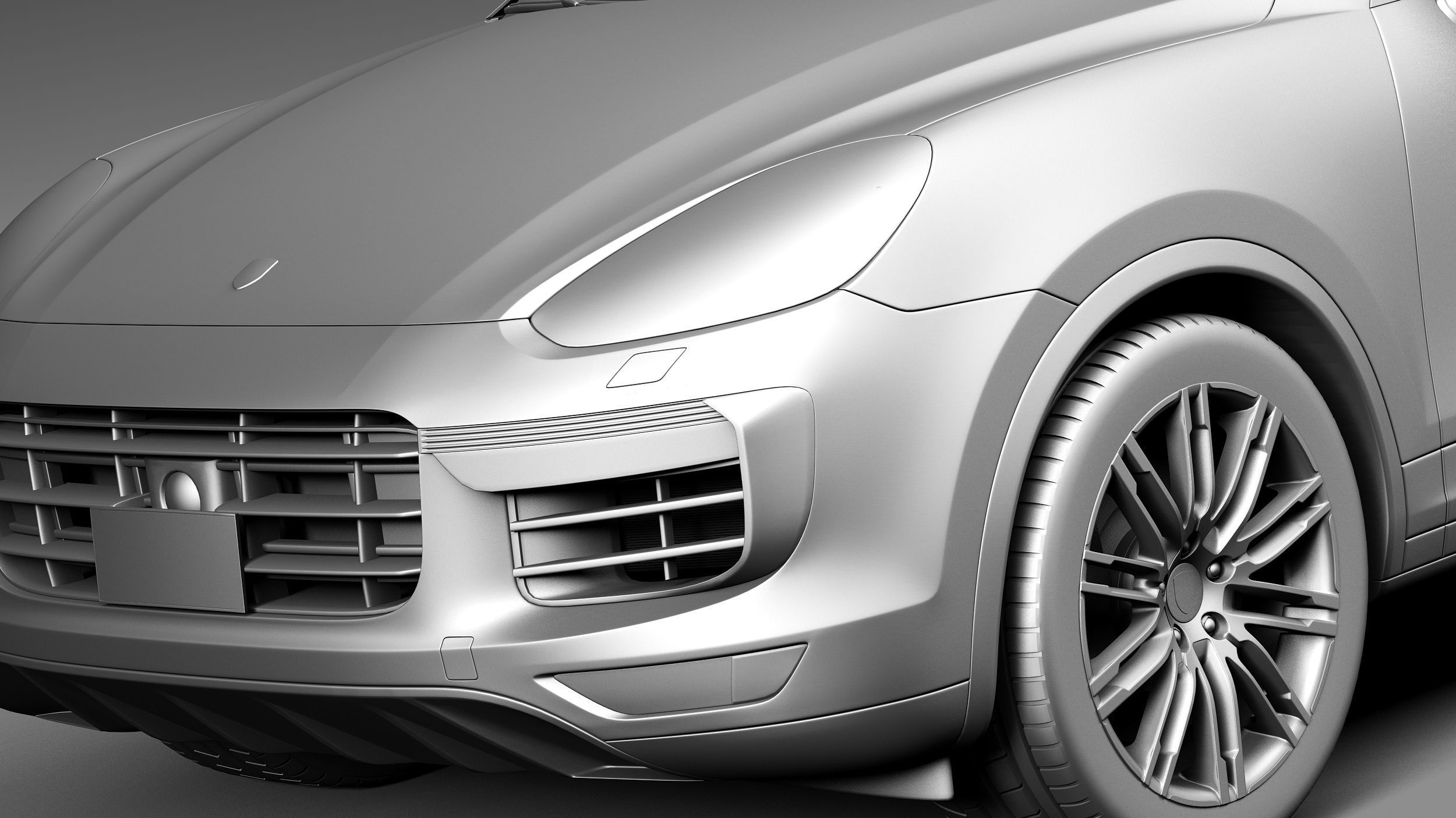 Porsche Cayenne Turbo 2015 3D model_10
