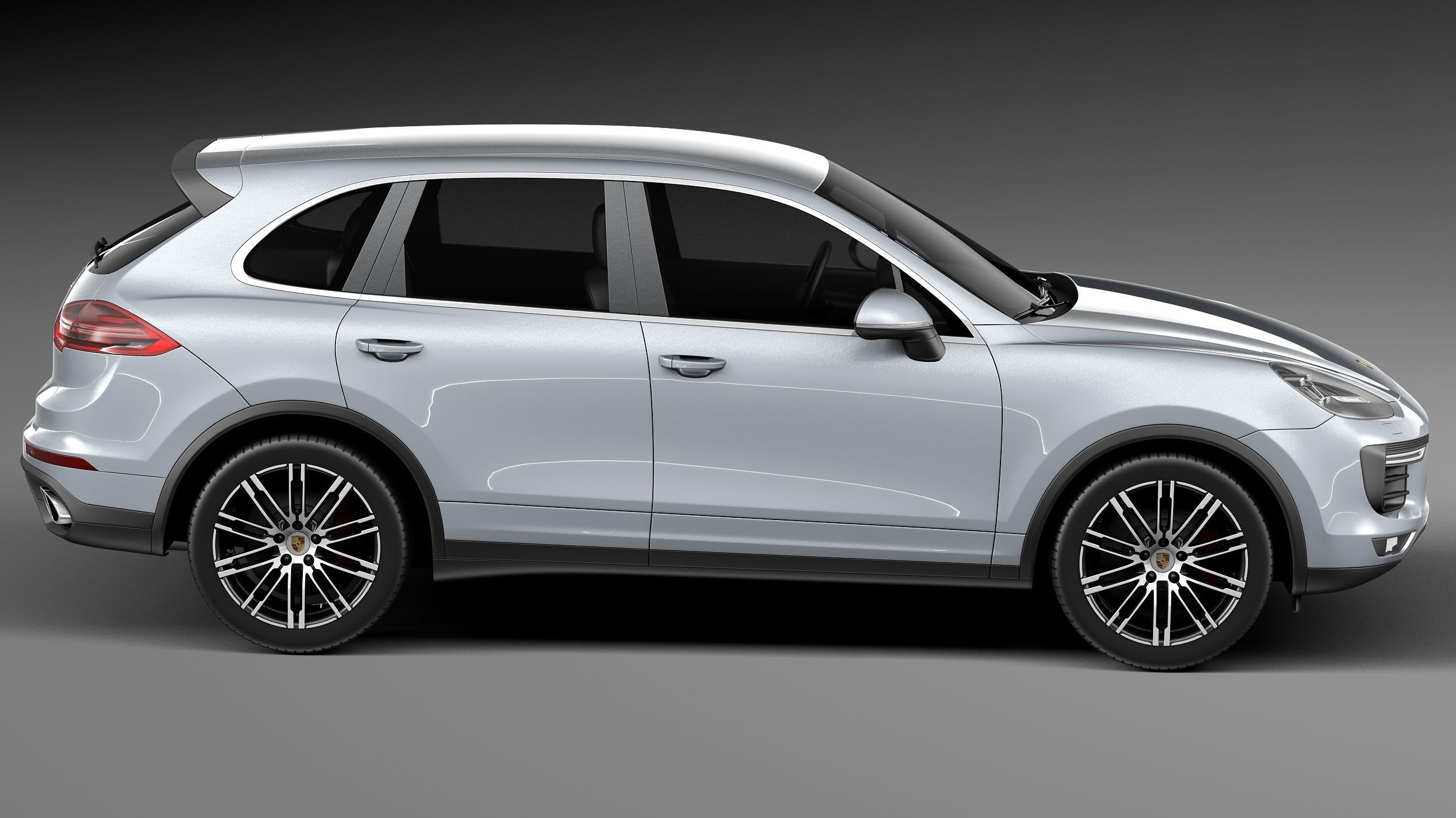 Porsche Cayenne Turbo 2015 3D model_6