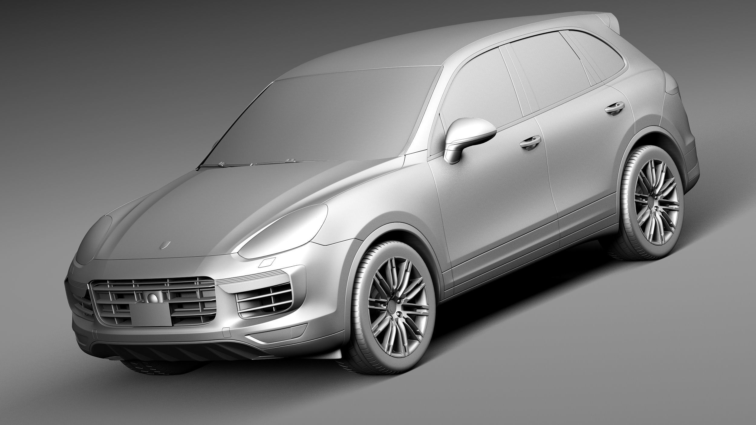 Porsche Cayenne Turbo 2015 3D model_8
