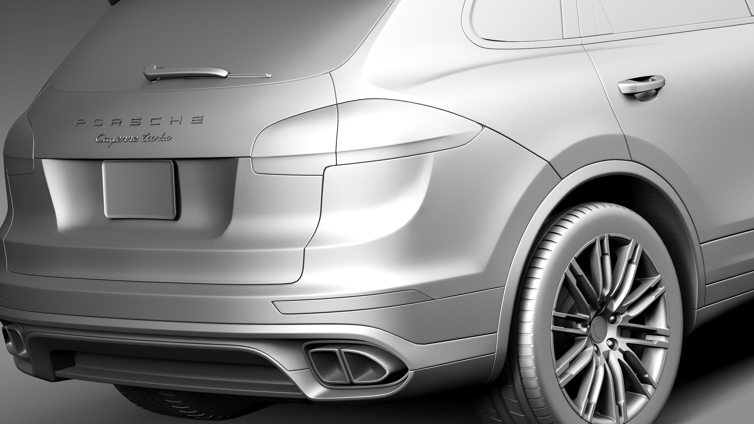 Porsche Cayenne Turbo 2015 3D model_11