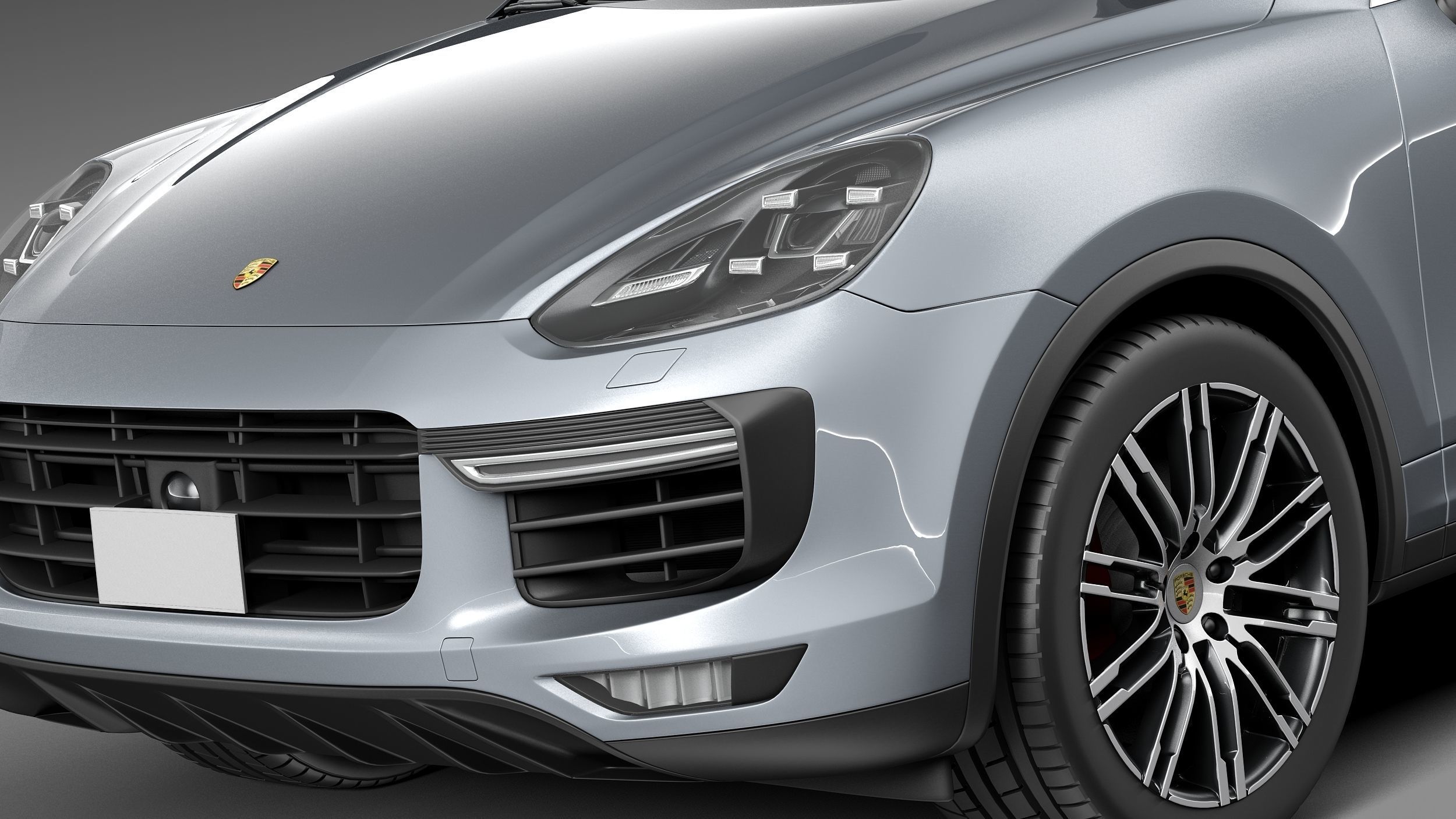 Porsche Cayenne Turbo 2015 3D model_2