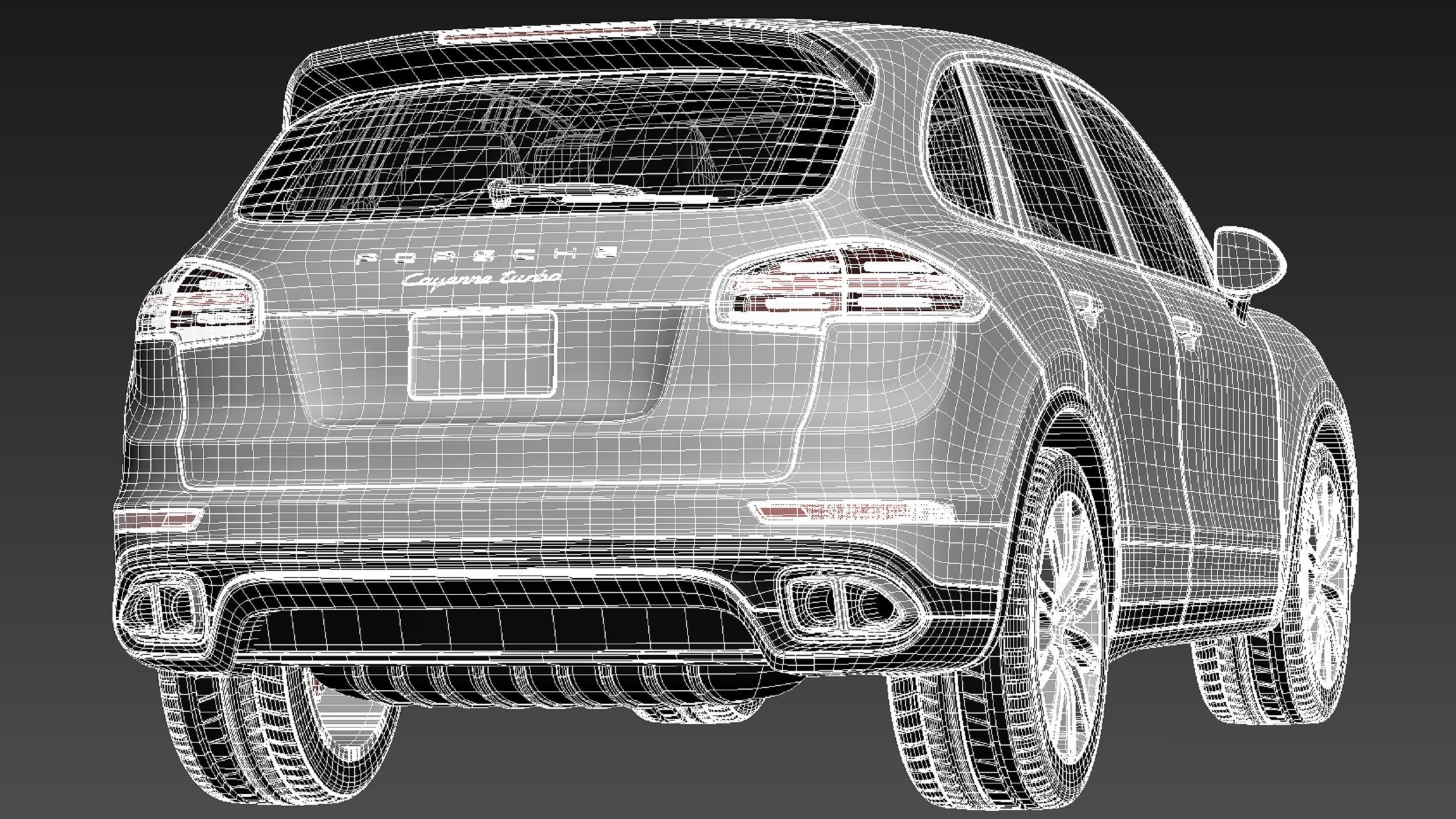 Porsche Cayenne Turbo 2015 3D model_17