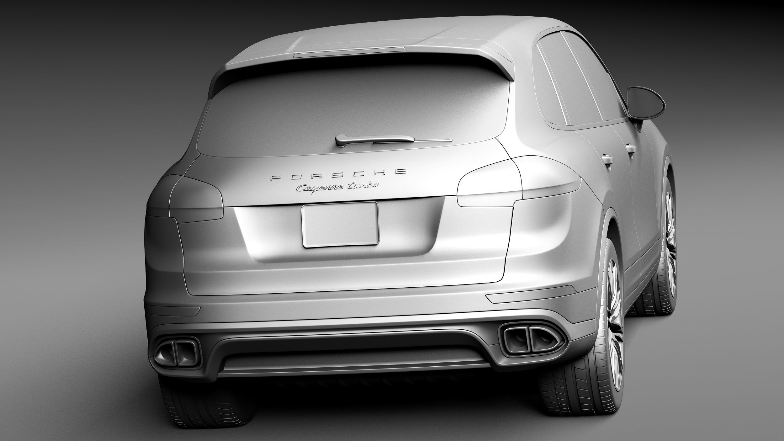 Porsche Cayenne Turbo 2015 3D model_13