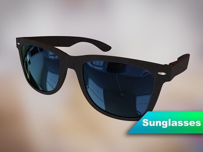 modern sunglasses 3D model