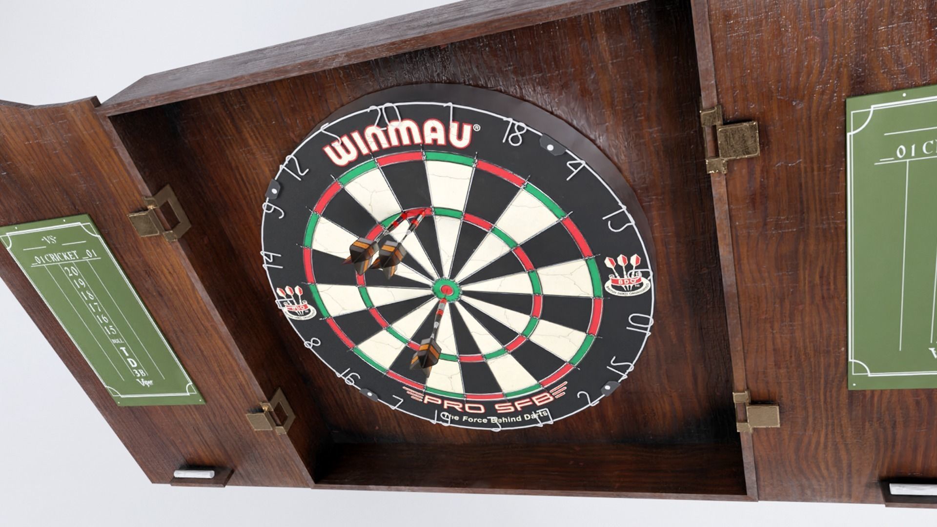 3D model low poly PBR Pub Dart Board VR / AR / lowpoly CGTrader