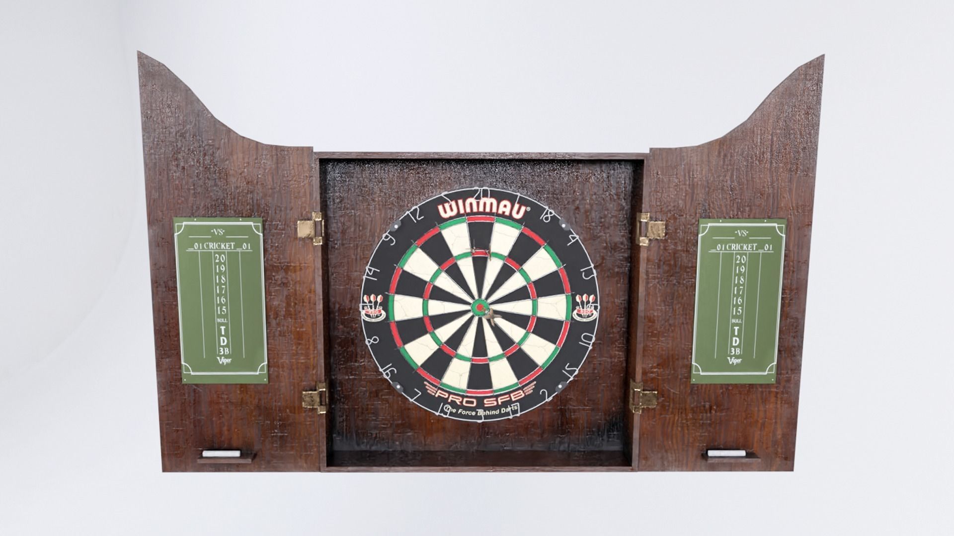 3D model low poly PBR Pub Dart Board VR / AR / lowpoly CGTrader