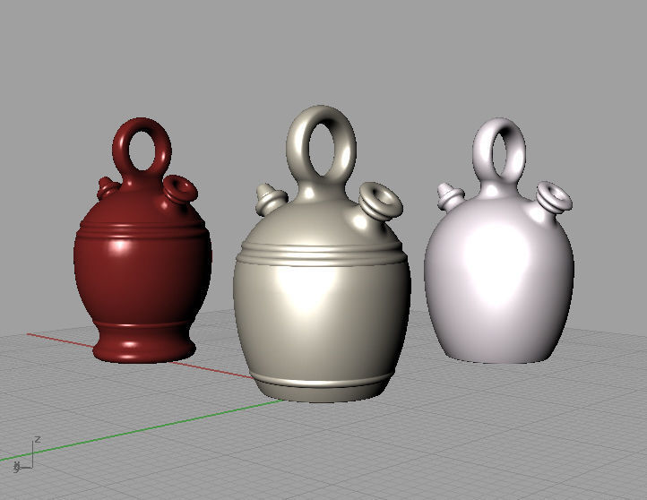 Drinking jugs 3D model_1