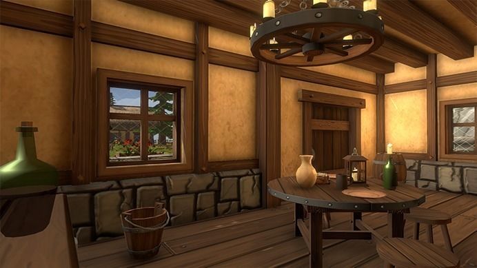 3D Medieval House Village Cartoon Kit Low-poly 3D model_3