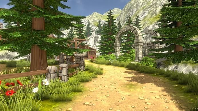 3D Medieval House Village Cartoon Kit Low-poly 3D model_15