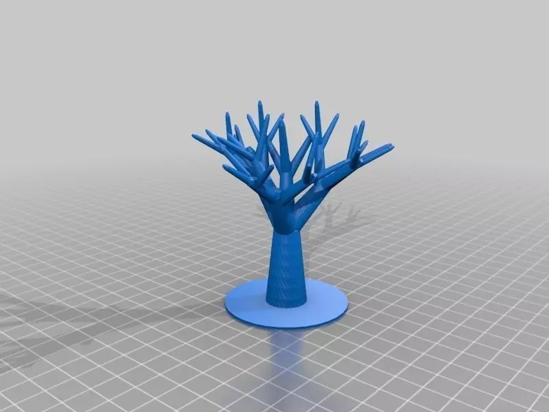 Jewelry Tree v1 Free 3D print model