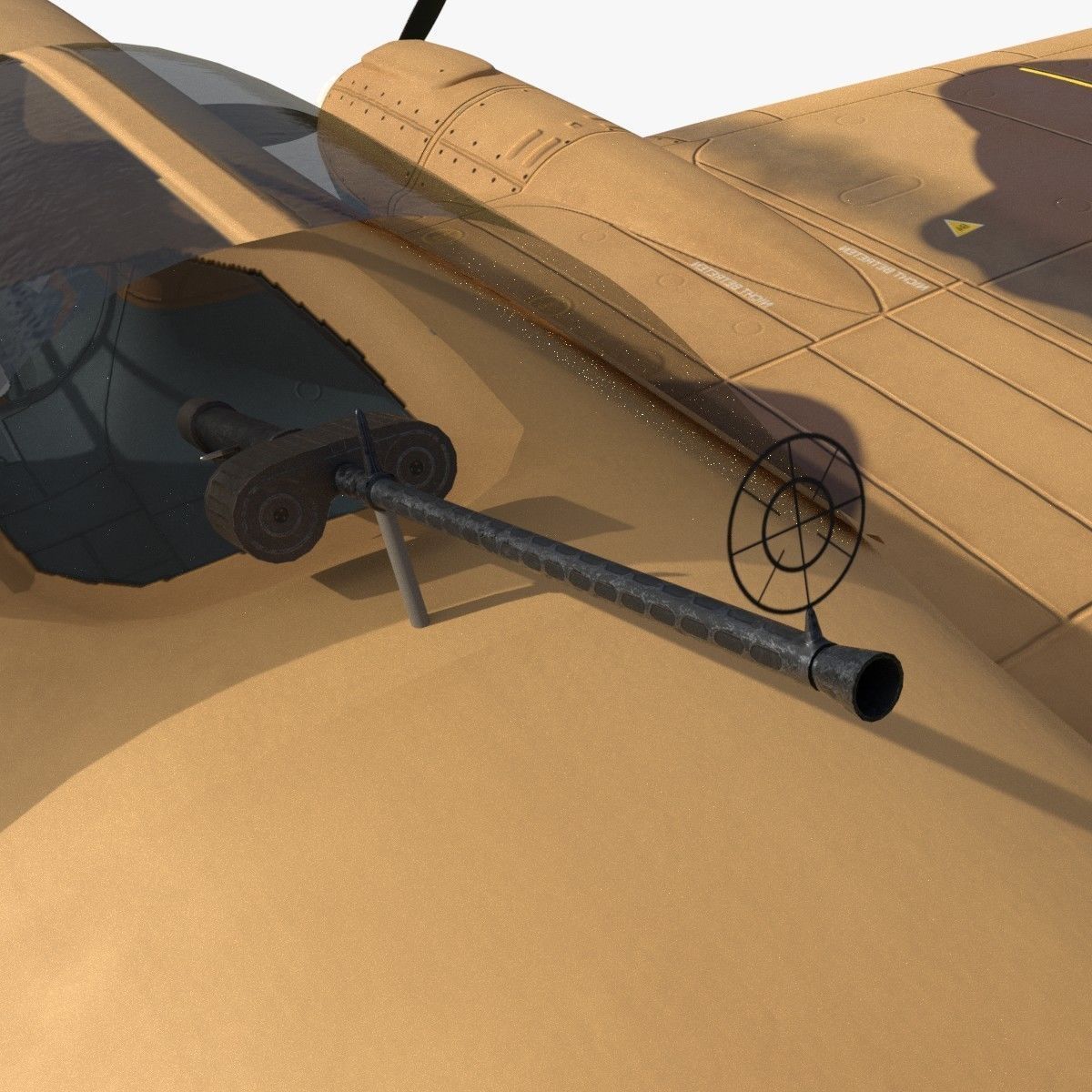 Heinkel He 111 VG-ES Low-poly 3D model_14