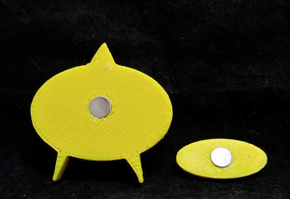 Star Trek Badge magnetic with backing Free 3D print model_2