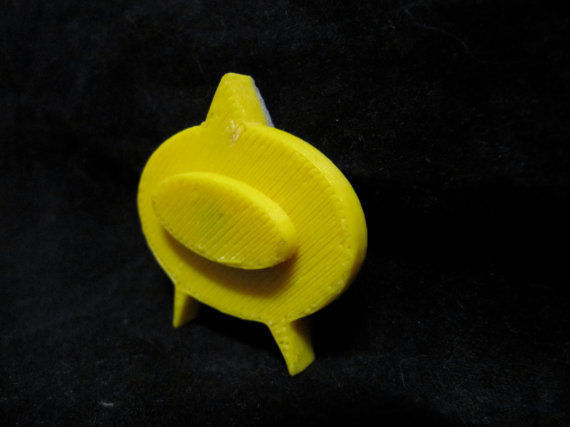 Star Trek Badge magnetic with backing Free 3D print model_3