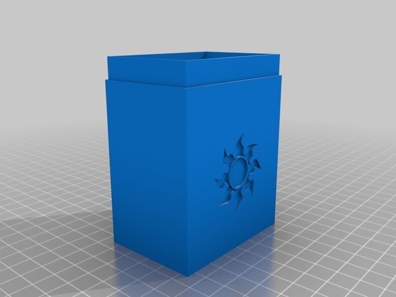 Magic The Gathering Mana Deck Boxes 3D print model_4