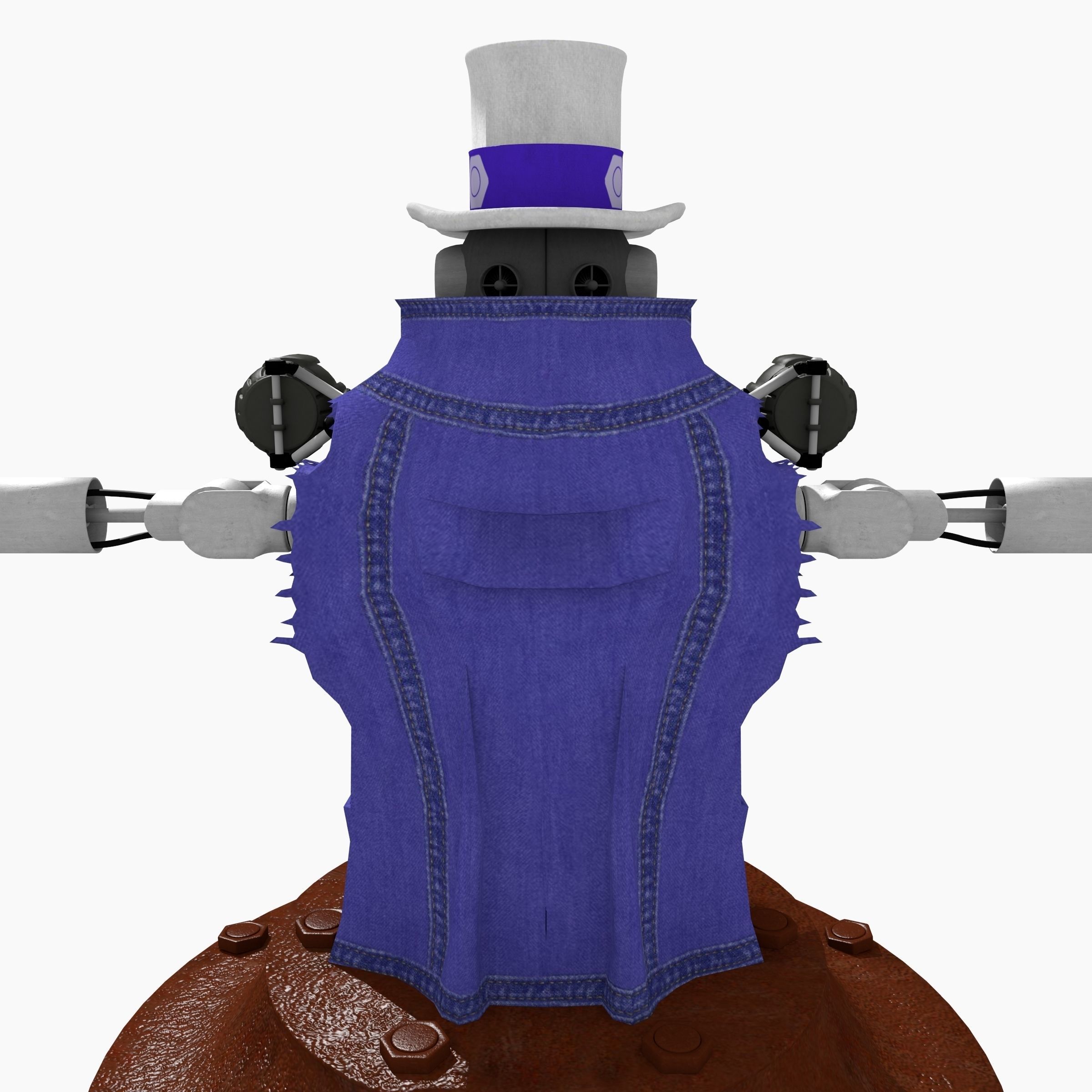 I Want You Robot 3D model_5