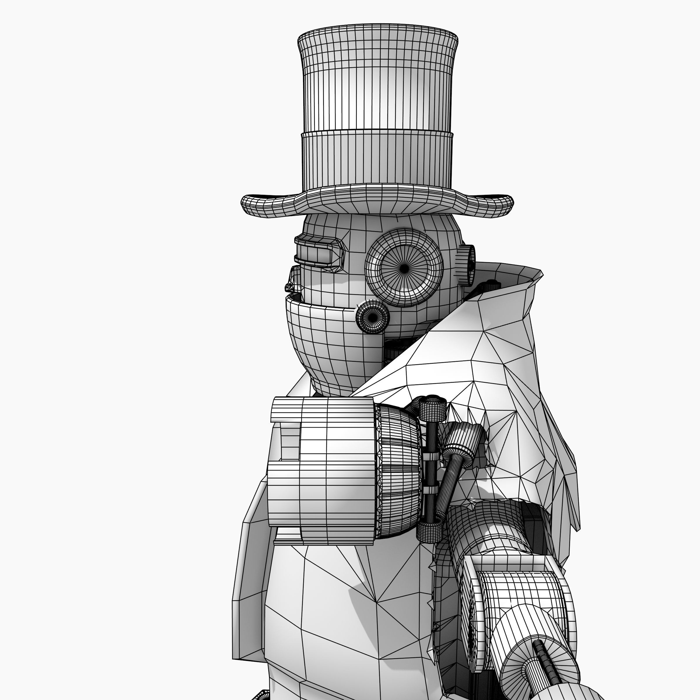 I Want You Robot 3D model_9