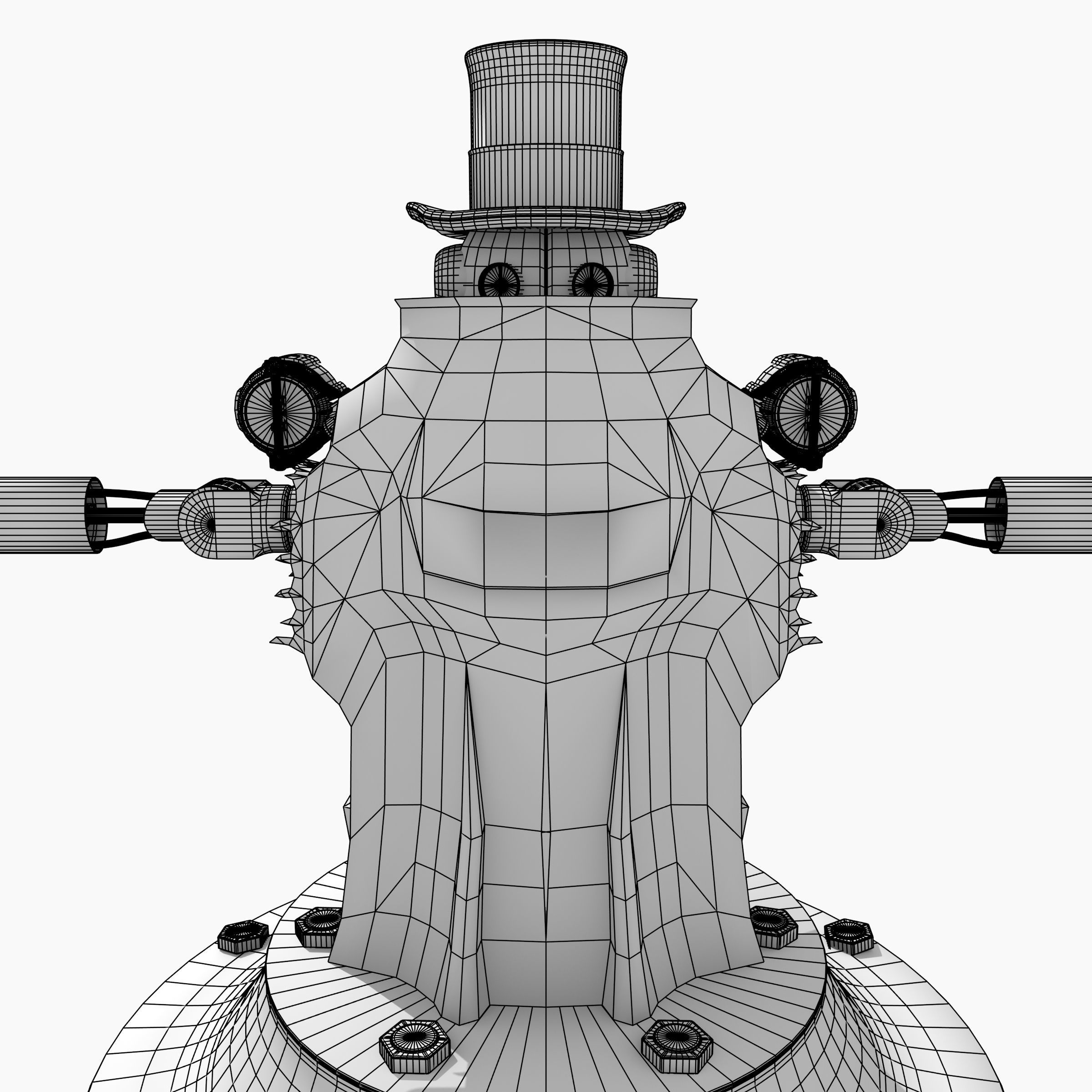 I Want You Robot 3D model_10