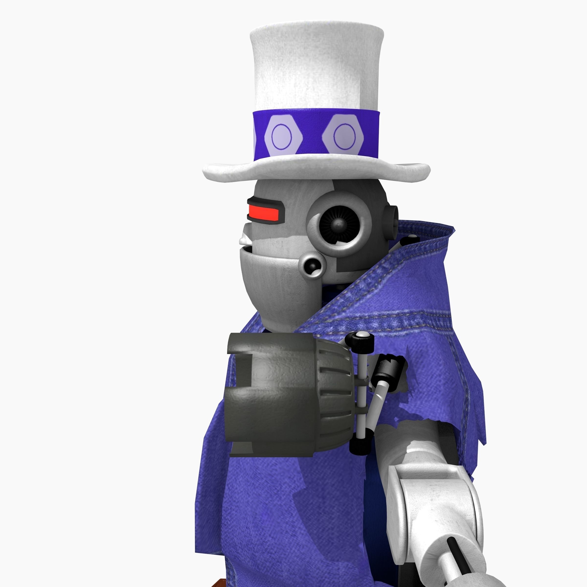 I Want You Robot 3D model_4