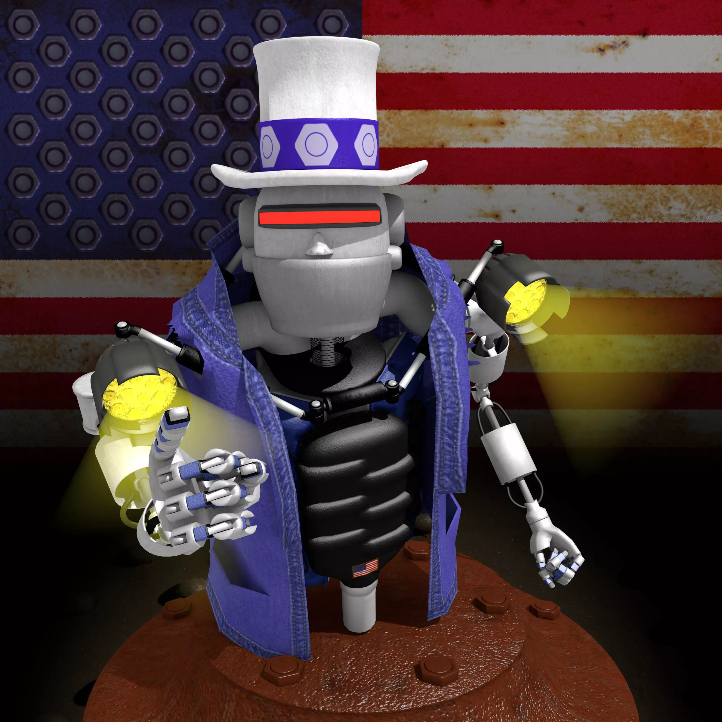 I Want You Robot 3D model_0